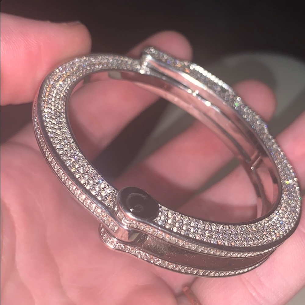 Diamond Bust down Handcuff - Picture 4 of 5
